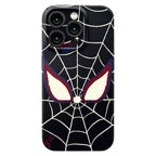 Marvel Spider‑Man Phone Case, Cool Spider Web Eyes Comic Print Glossy Hard Cover, Shockproof Protective Phone Case For iPhone, Stylish Anime Character Pattern Case For Men Women Multiple Design Options
