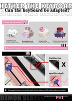 Demon Slayer Kanroji Mitsuri Keycaps 122 PBT Sublimation Keycap Set for Mechanical Keyboard with Detailed Display and Single Keycap Option