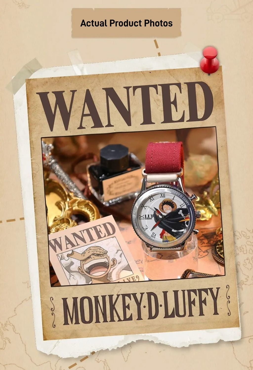 ONE PIECE Anime Watch Blind Box | Mystery Character Quartz Wristwatch Gift for Fans