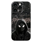 Marvel Spider‑Man Phone Case, Cool Spider Web Eyes Comic Print Glossy Hard Cover, Shockproof Protective Phone Case For iPhone, Stylish Anime Character Pattern Case For Men Women Multiple Design Options