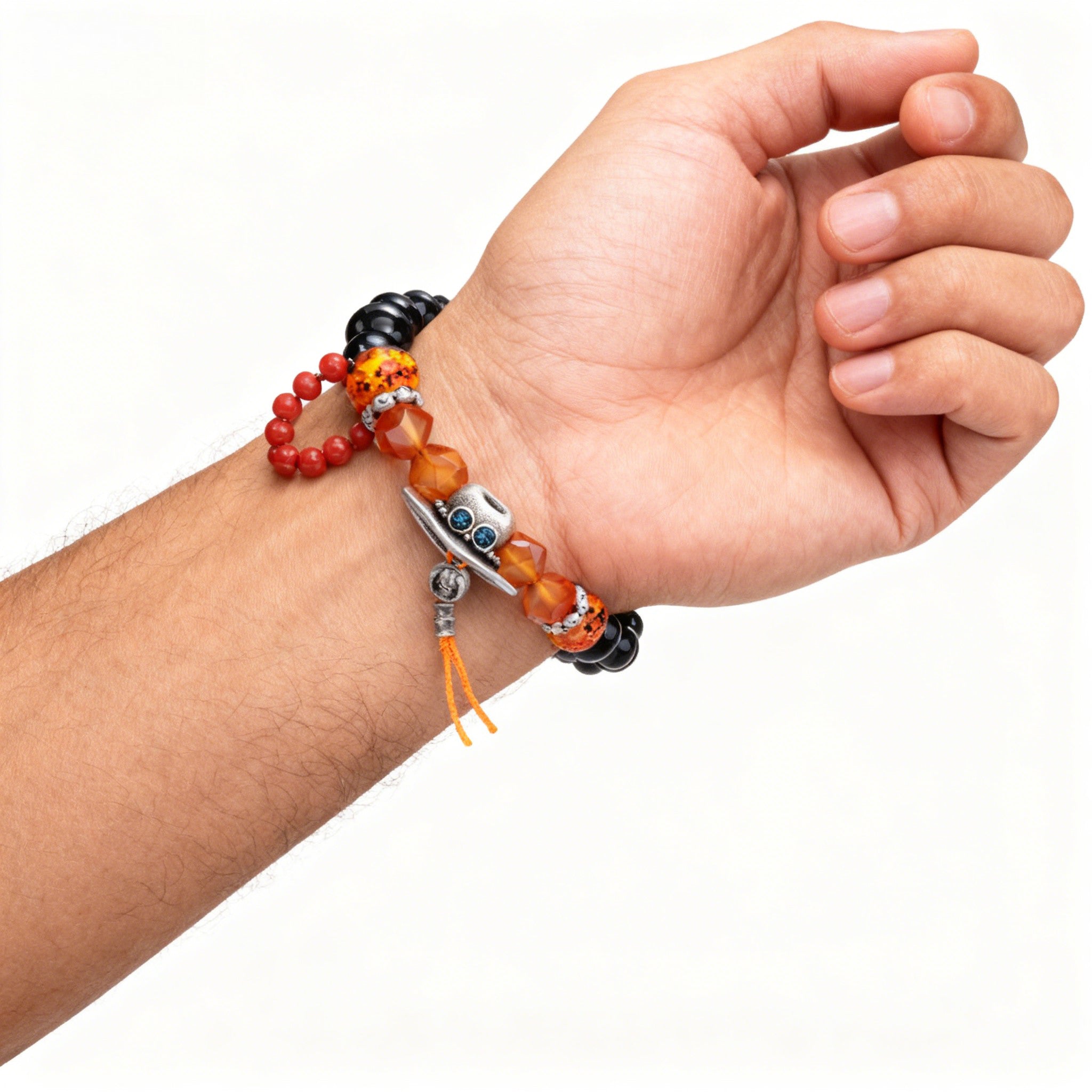 One Piece Luffy Ace Jewelry Set, Anime Necklace Bracelet Brooch Gift Box