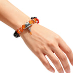 One Piece Luffy Ace Jewelry Set, Anime Necklace Bracelet Brooch Gift Box