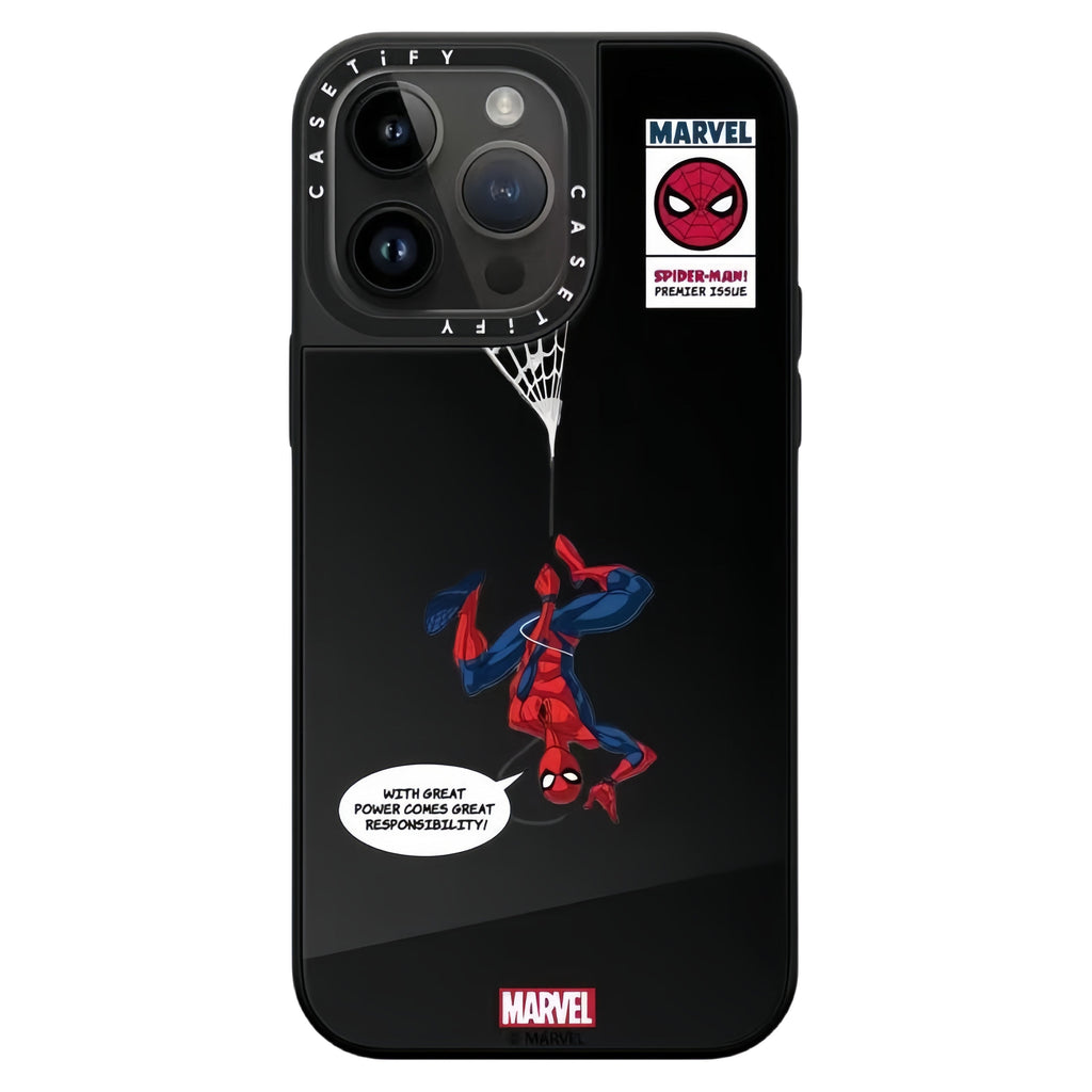 Marvel Spider-Man Venom Phone Case for iPhone, Mirror Shockproof Protective Cover All Styles Collection