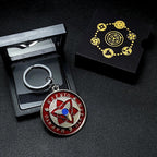 Naruto Sharingan Rotatable Keychain - Uchiha Anime Spinning Fidget Toy