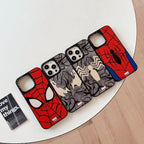 Marvel Spider-Man Venom Phone Case for iPhone, Mirror Shockproof Protective Cover All Styles Collection