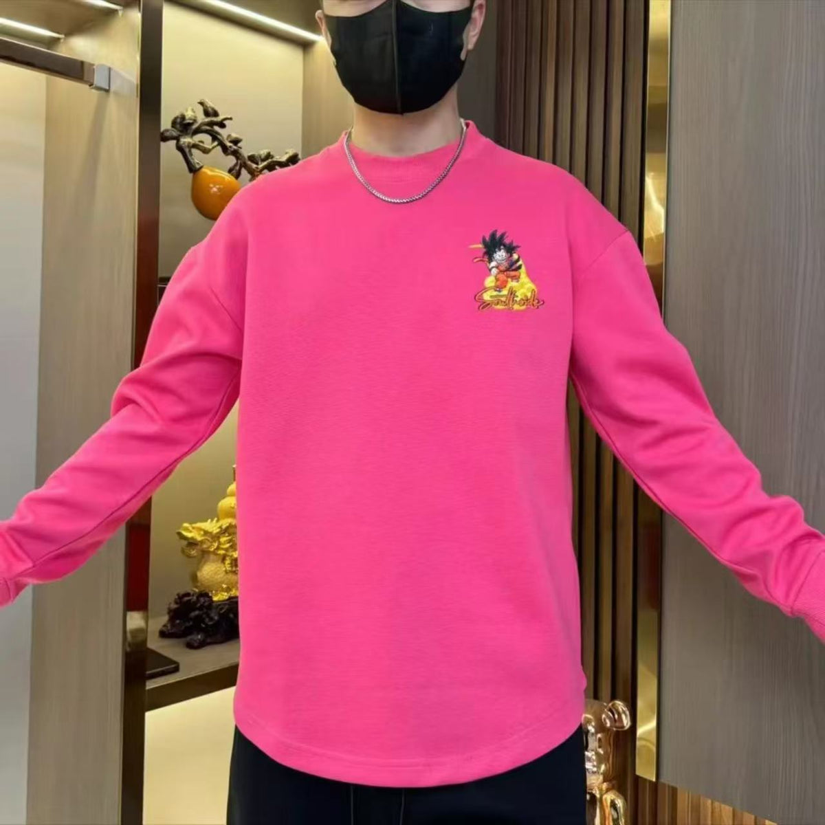 Son Goku Vintage crewneck hoodie - Revisit classic anime style