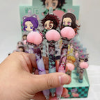 Kamado Tanjirou Cartoon Butt Pen Decompression Pinching Pen Cute Students Press Neuter Pen