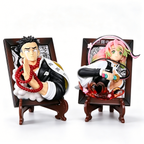 Demon Slayer Kyojuro Mitsuri Gyomei Frame Bust Figure, Anime Hashira Photo Frame Statue Collectible