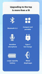 Marvel Iron Man Captain America Open-Ear Wireless Earbuds, Avengers Bluetooth 5.3 Air Conduction Headphones