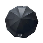 Demon Slayer Tanjiro Nezuko Automatic Folding Umbrella, Anime Hashira Print Black Coated Sun Rain Portable Umbrella