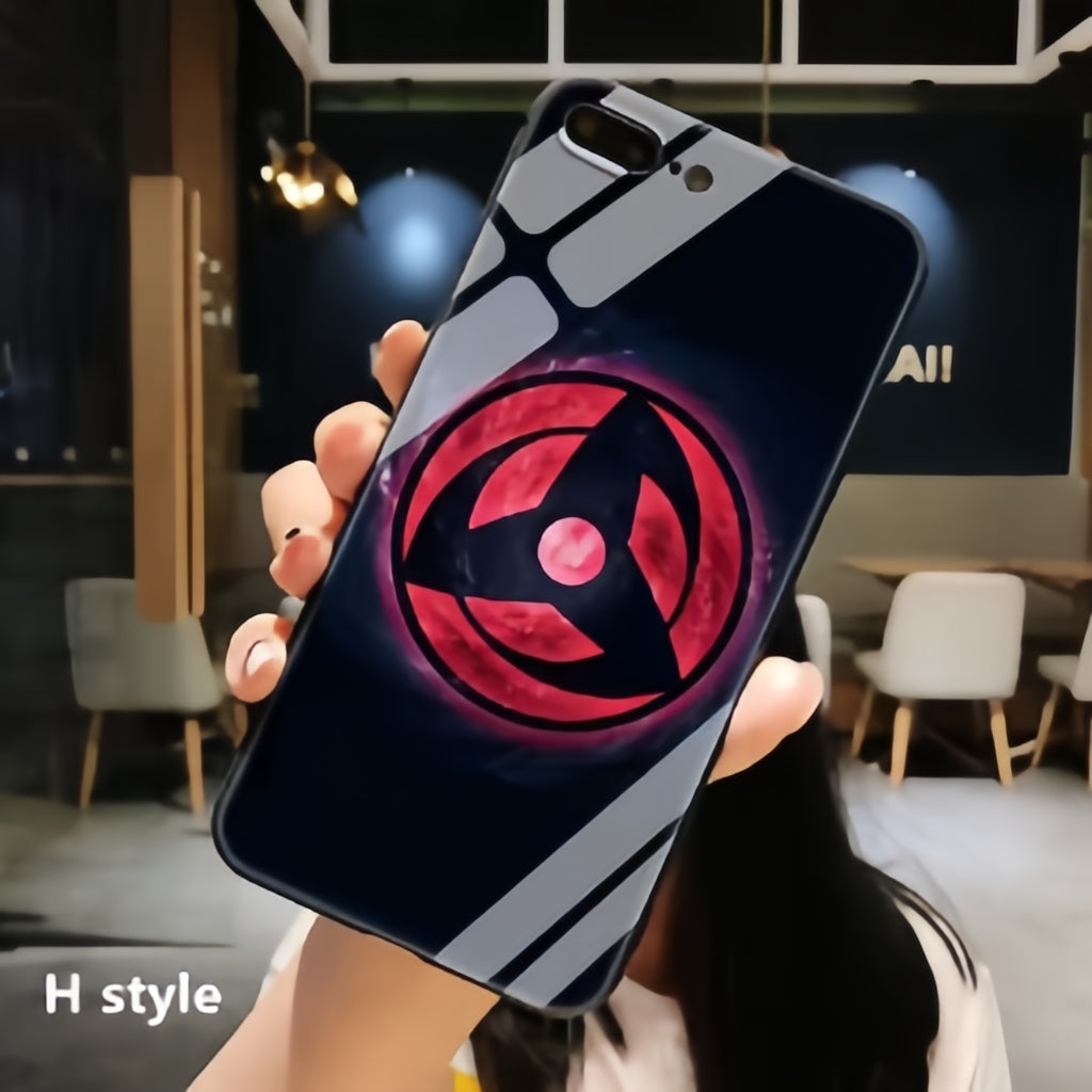 Write wheel eye kaleidoscope The Blowout Glass Silicone IPhone Case(11th to 17th Generation Pro Max)