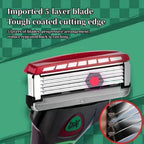 Demon Slayer Tanjiro Zenitsu Schick Hydro 5 Premium Razor, Anime 5‑Layer Manual Shaving Razor for Men