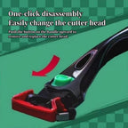 Demon Slayer Tanjiro Zenitsu Schick Hydro 5 Premium Razor, Anime 5‑Layer Manual Shaving Razor for Men
