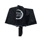 Demon Slayer Tanjiro Nezuko Automatic Folding Umbrella, Anime Hashira Print Black Coated Sun Rain Portable Umbrella