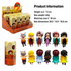 Demon Slayer Blind Box Peekaboo Figures - Anime Hanging Ornaments for Phone, Car & Desk Decor