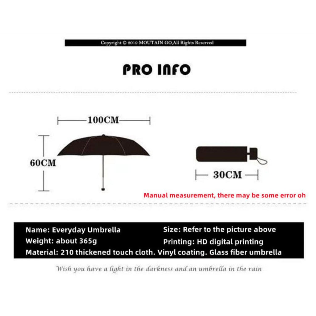 One Piece Luffy Zoro Automatic Folding Umbrella, Anime UV Protection Umbrella