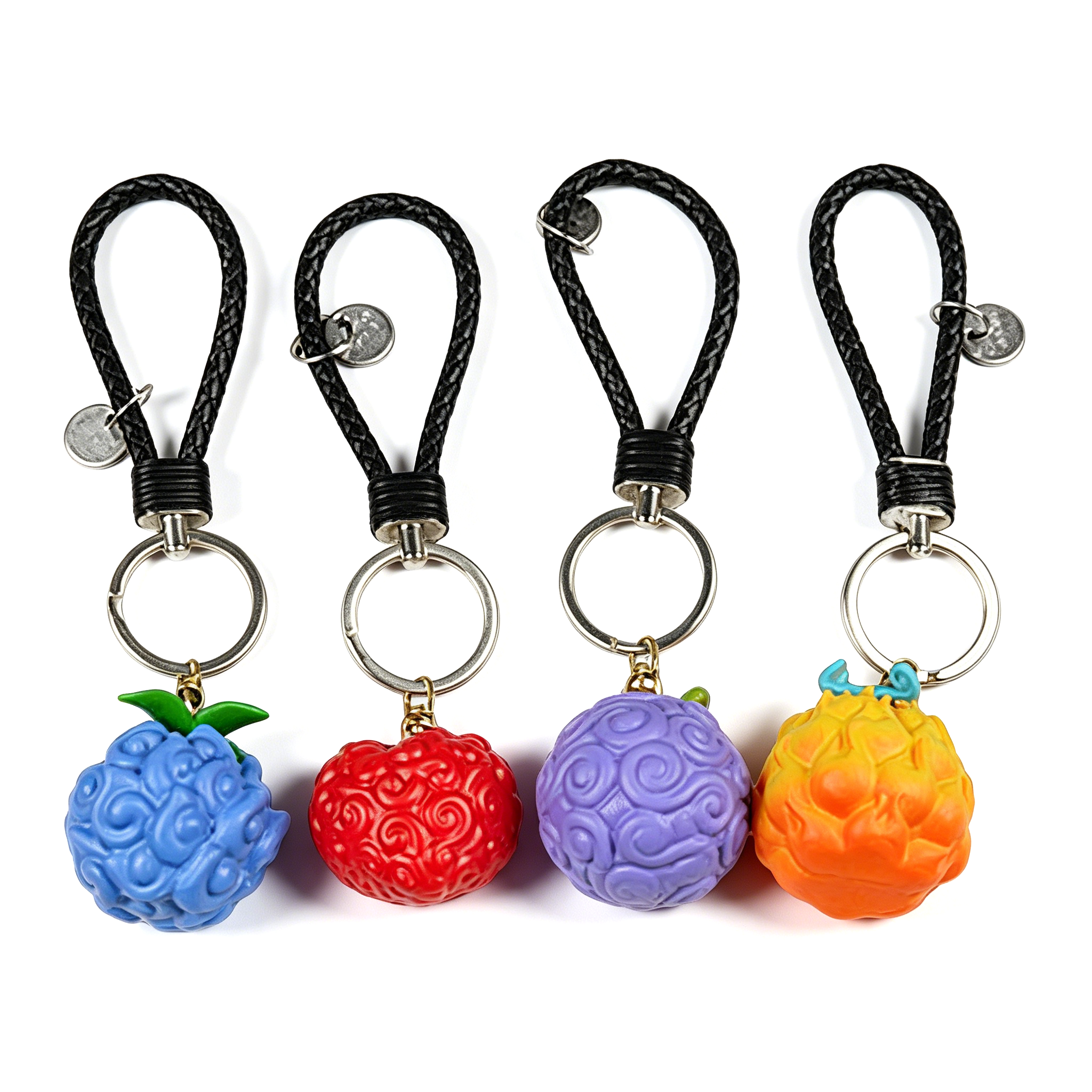 One Piece Luffy Devil Fruit Keychain, Anime Gomu Gomu No Mi Keychain