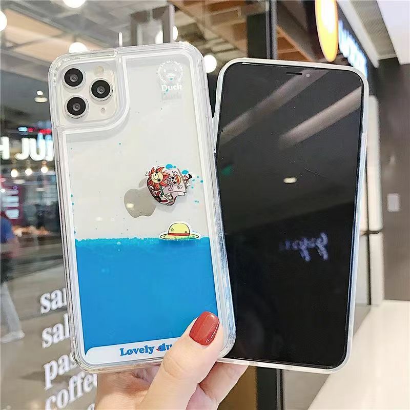 Luffy/Zoro iPhone silicone crash-resistant phone case