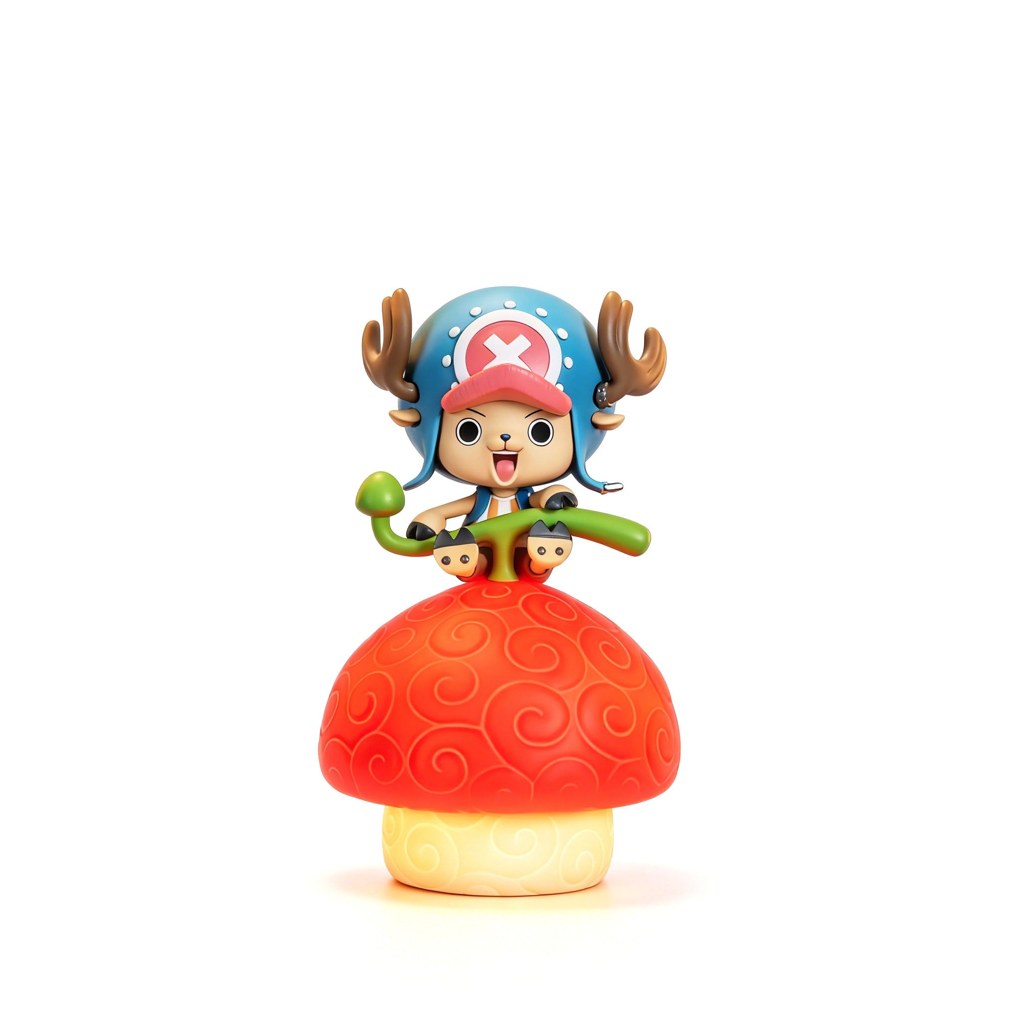 One Piece Luffy Gear 5 Nika Devil Fruit LED Night Light, Anime Luffy Figure Lamp