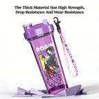 One Piece Luffy Zoro Blind Box Shaker Bottle, 800ml Anime Protein Water Cup