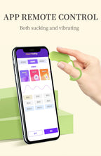 Portable Silicone Massager Set with APP Remote Control, Rechargeable Storage Case with UV Sanitizing Function, Multi Vibration Modes Personal Relax Kit