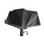 Demon Slayer Tanjiro Nezuko Automatic Folding Umbrella, Anime Hashira Print Black Coated Sun Rain Portable Umbrella