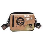 One Piece Monkey D. Luffy Skull Crossbody Bag, Anime Straw Hat Pirate Sling Bag