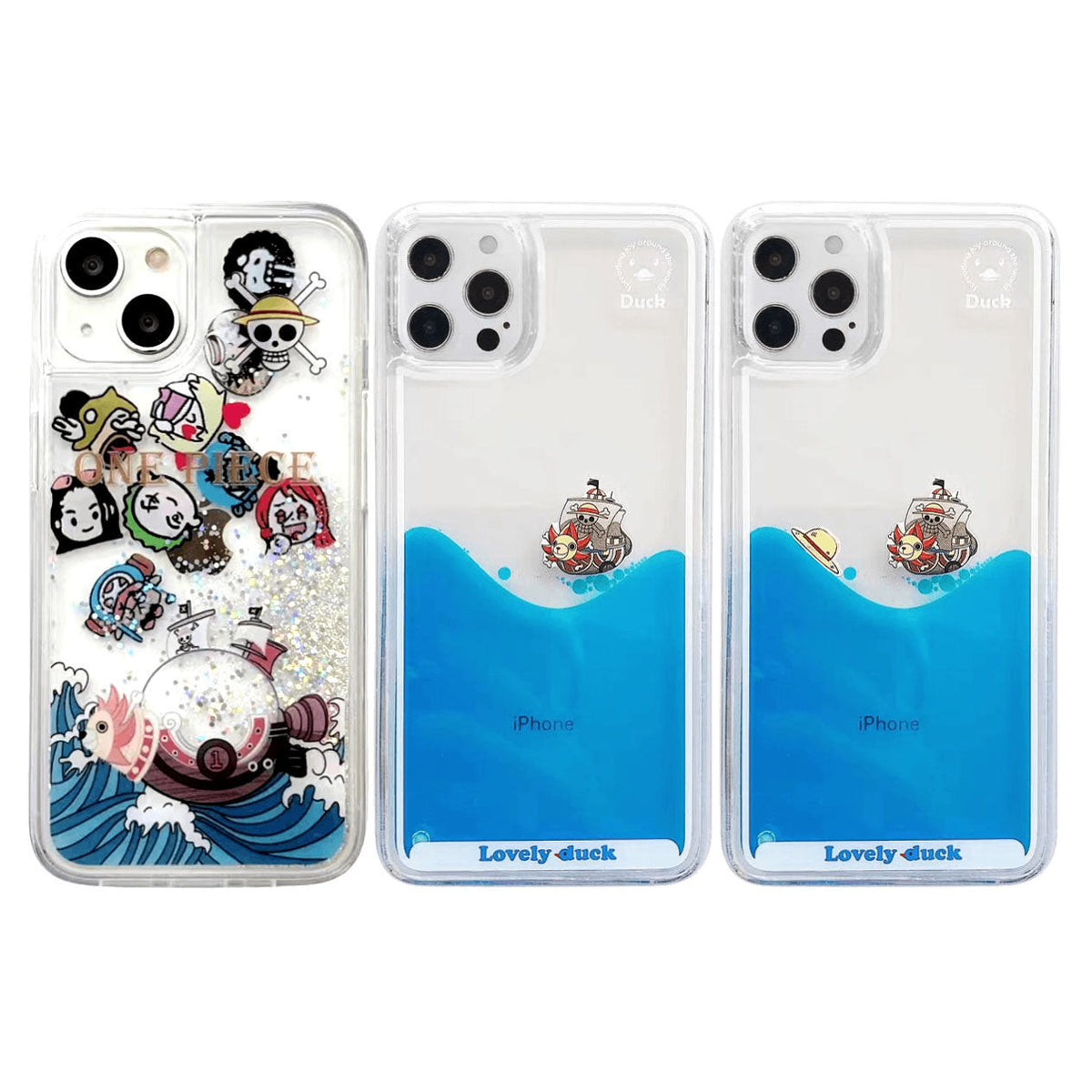 Luffy/Zoro iPhone silicone crash-resistant phone case