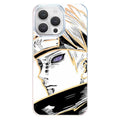 Naruto Pain Yahiko Anime Phone Case, Laser Gradient Shockproof Protective Cover for iPhone