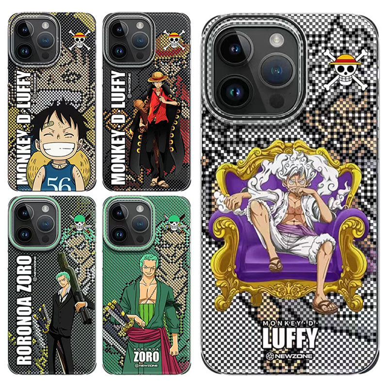 Luffy/Zoro/Ace iPhone silicone crash-resistant phone case