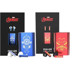 Marvel Iron Man Captain America Wireless Earbuds, Avengers Mechanical Elevator Bluetooth 5.3 Gaming Headphones