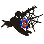 Marvel Spider-Man LED Wall Light - 3D Silhouette Night Light for Bedroom Decor