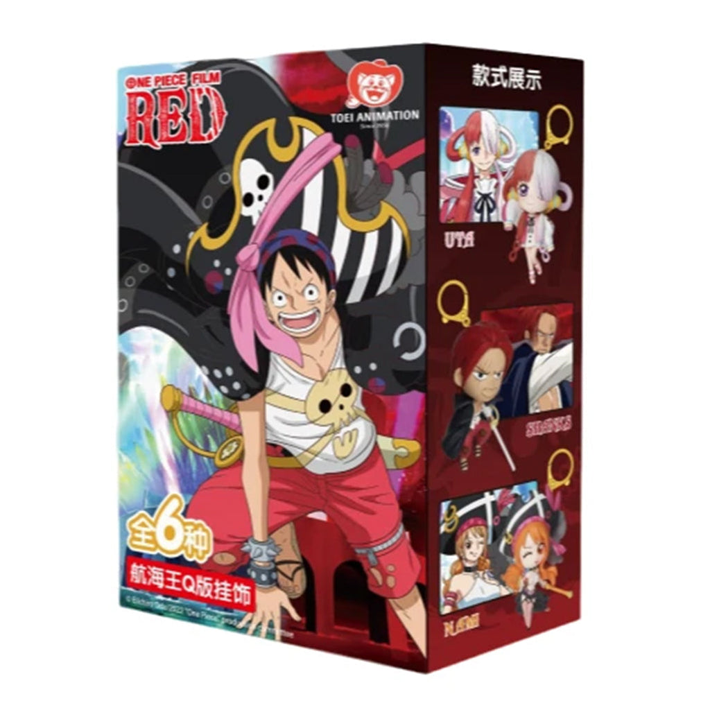 ONE PIECE Keychain Blind Box - Film Red Straw Hat Crew Anime Figure Keychains
