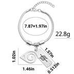 Naruto Leaf Village & Anti-Leaf Symbol Bracelet - Anime Cosplay Jewelry