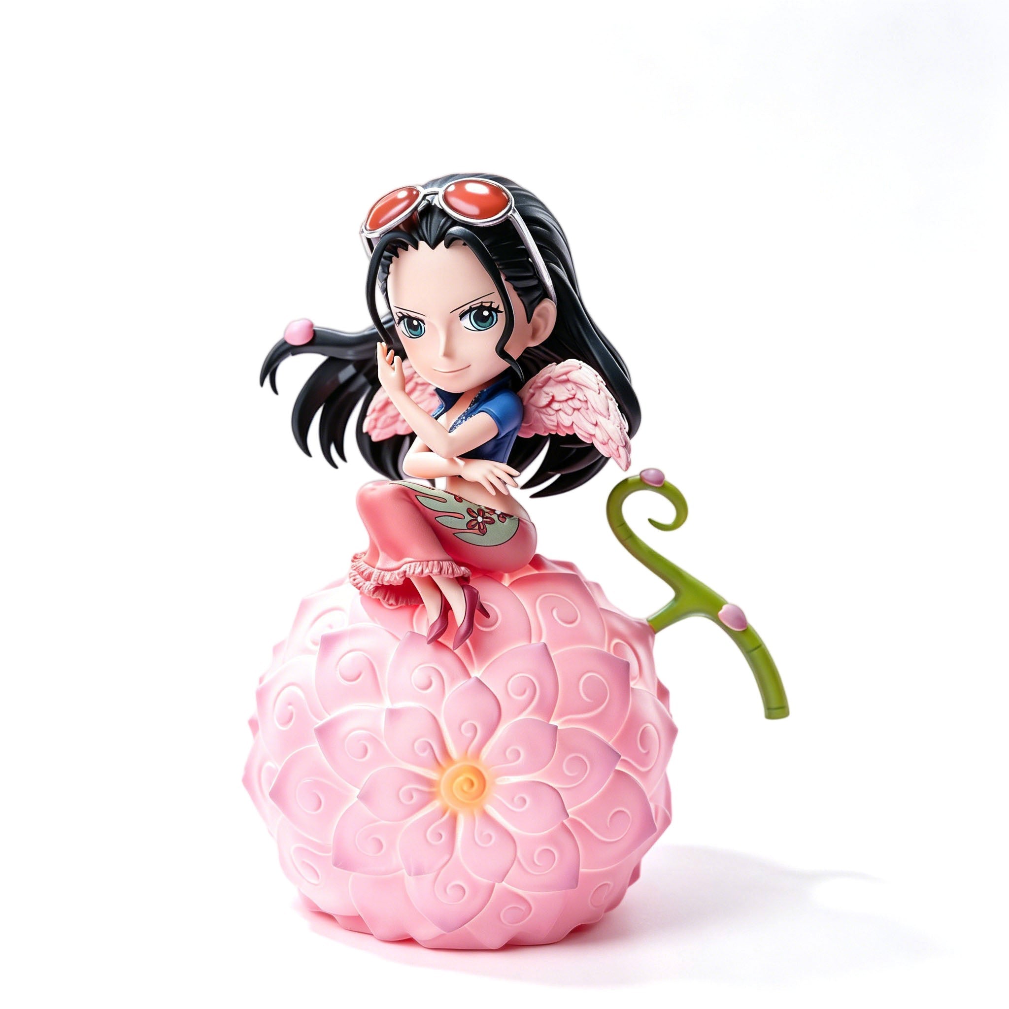 One Piece Luffy Gear 5 Nika Devil Fruit LED Night Light, Anime Luffy Figure Lamp