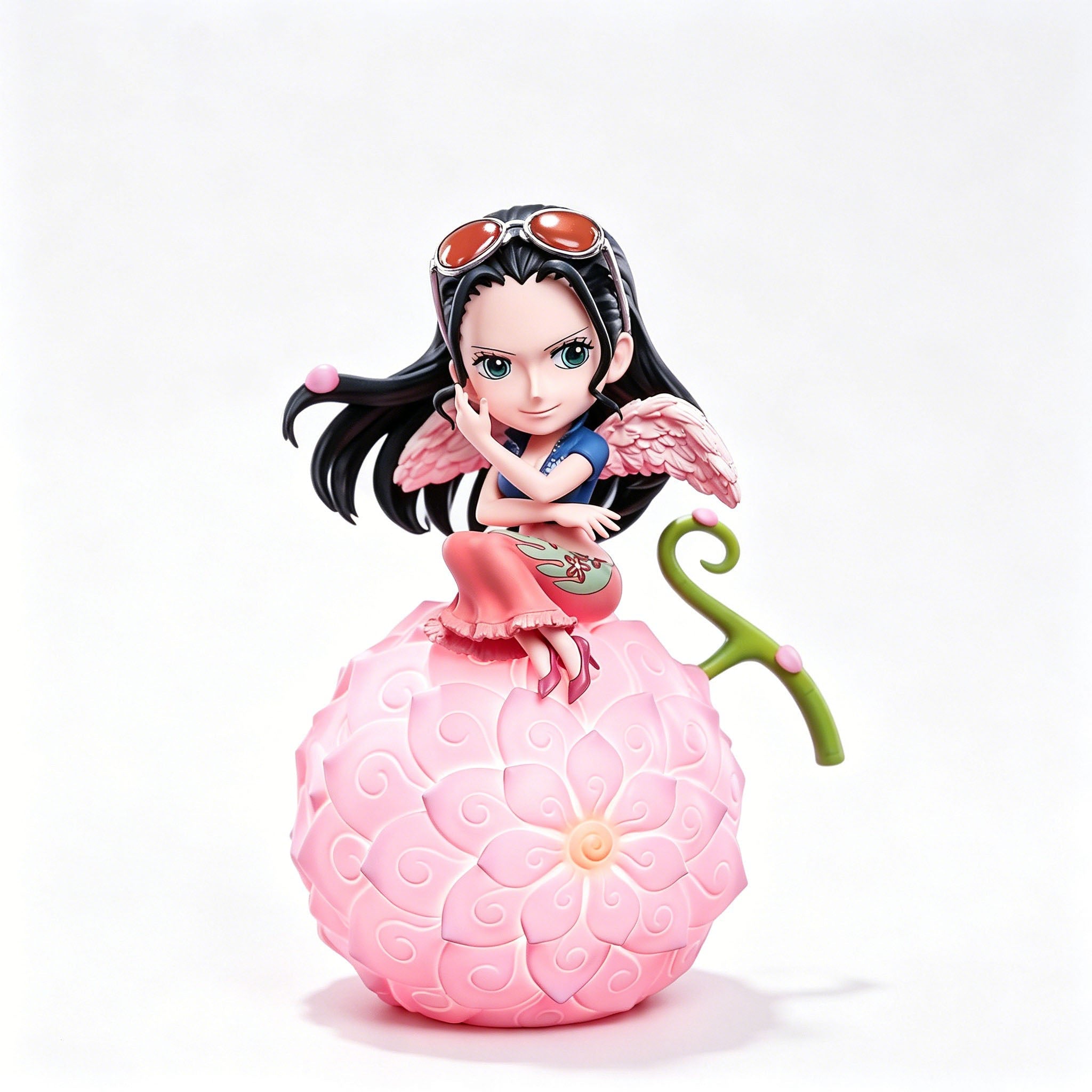 One Piece Luffy Gear 5 Nika Devil Fruit LED Night Light, Anime Luffy Figure Lamp
