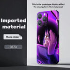 Sasuke/Kakashi/Itachi/Obito theme iPhone Phone back film sticker - a must-have for cool personality