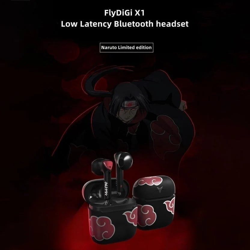 Uchiha Itachi Wireless Bluetooth Headset Earbuds Set Earphones ￼