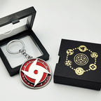 Naruto Sharingan Rotatable Keychain - Uchiha Anime Spinning Fidget Toy