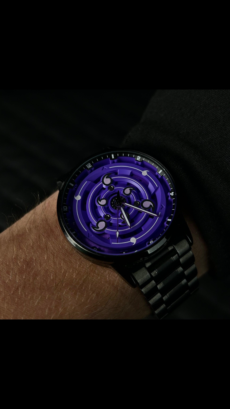 Sasuke/Madara/Itachi Sharingan rotating watch Handsome and cool watch