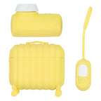 Portable Silicone Massager Set with APP Remote Control, Rechargeable Storage Case with UV Sanitizing Function, Multi Vibration Modes Personal Relax Kit