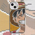 Luffy iphone refined trend silicone anti-collision phone case