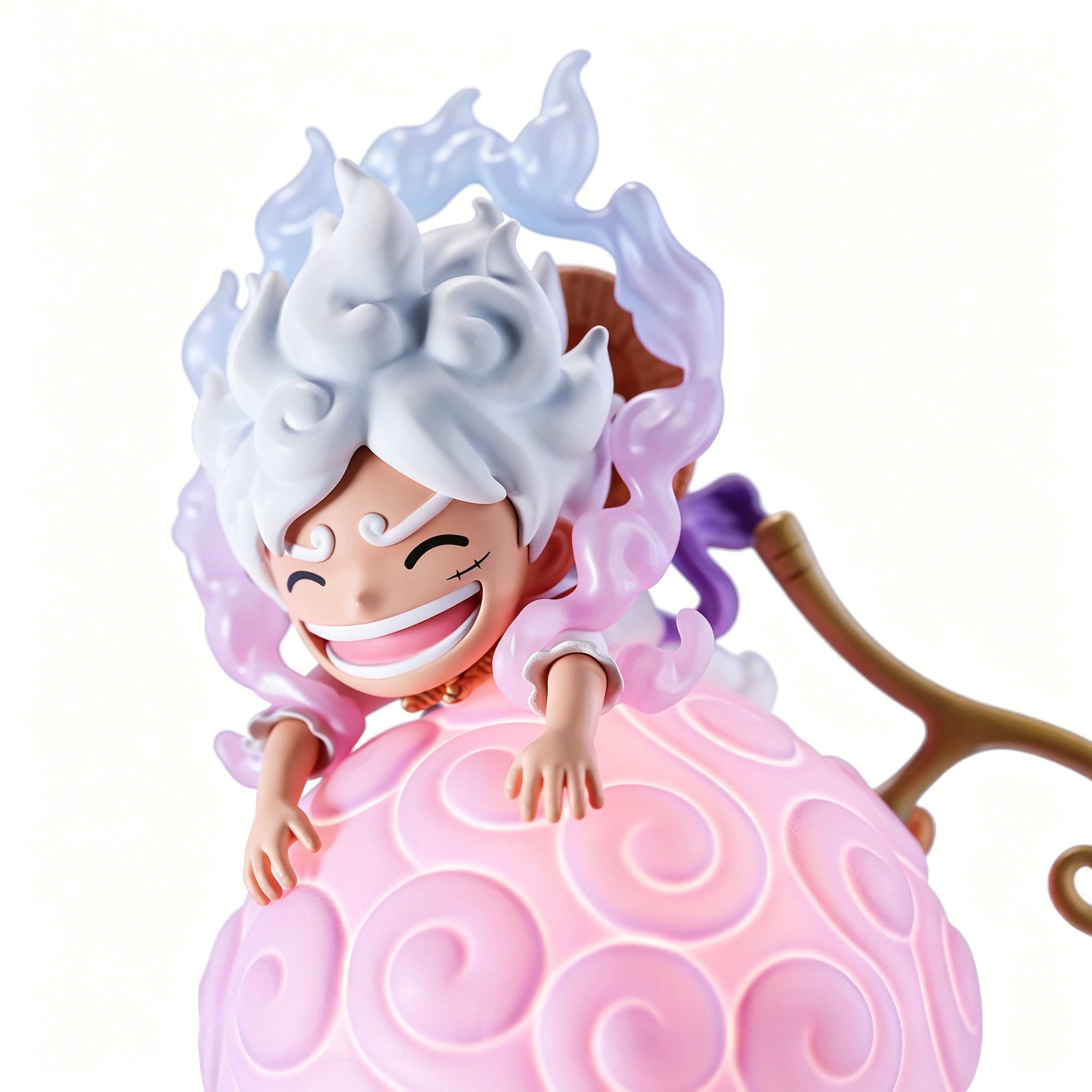 One Piece Luffy Gear 5 Nika Devil Fruit LED Night Light, Anime Luffy Figure Lamp