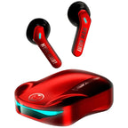 Marvel Iron Man Captain America TWS Wireless Gaming Earbuds, Sports Car LED Light Bluetooth 5.3 Headphones