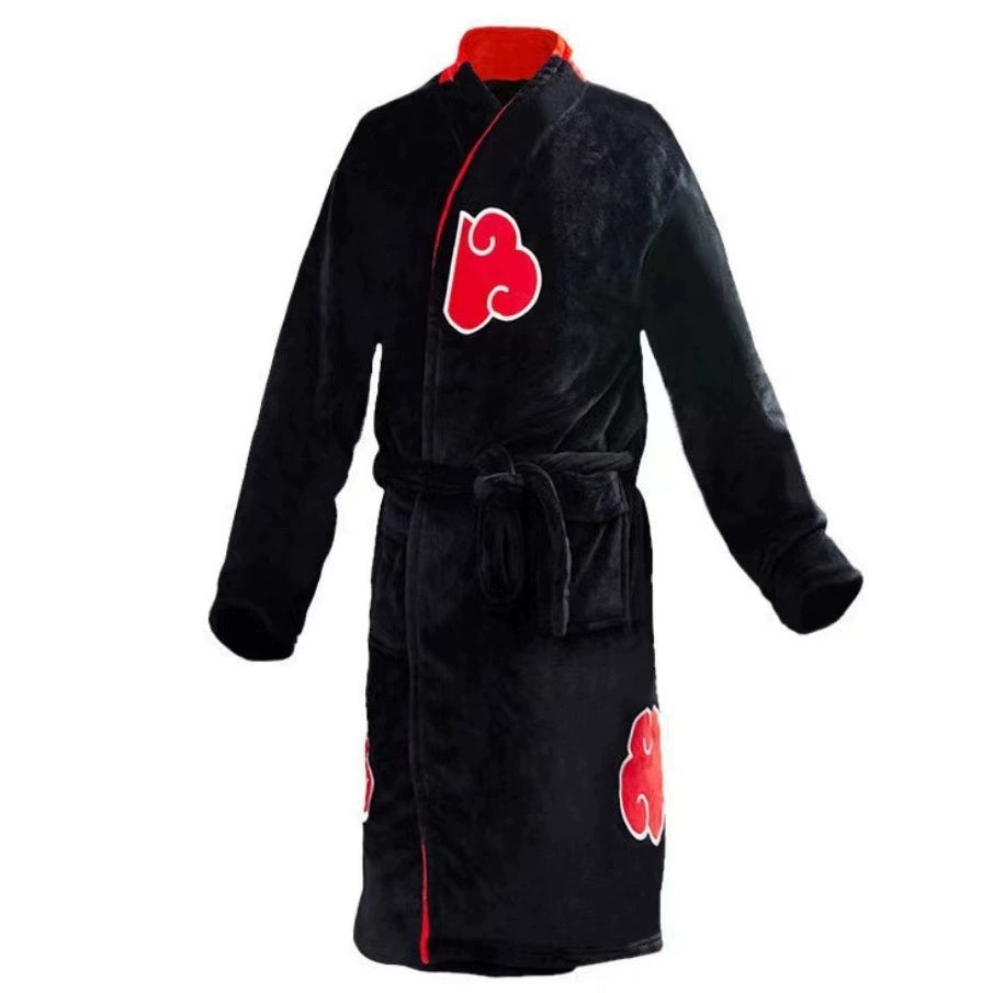 Fire shadow ninja Flannel Nightgown Bathrobe - Fall asleep in a comfortable nightgown