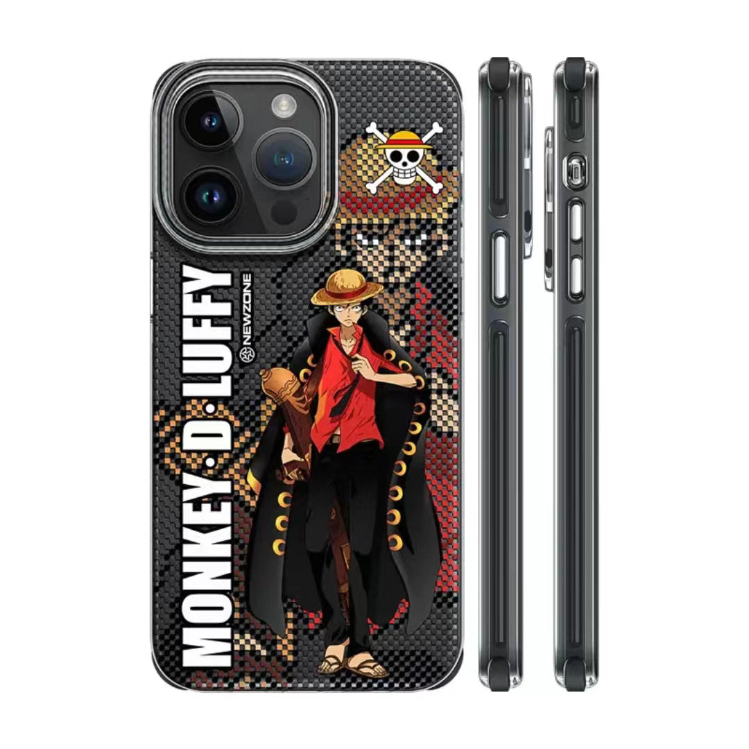 Luffy/Zoro/Ace iPhone silicone crash-resistant phone case