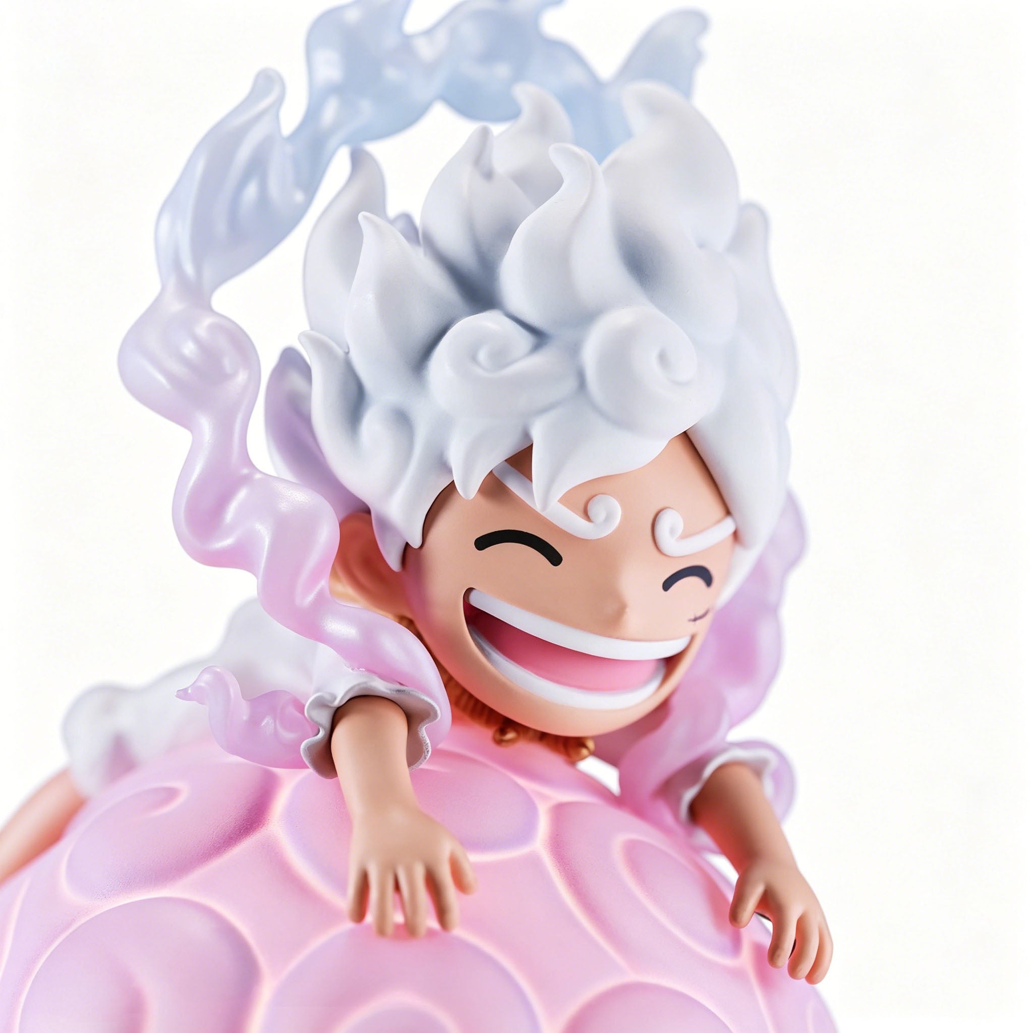 One Piece Luffy Gear 5 Nika Devil Fruit LED Night Light, Anime Luffy Figure Lamp