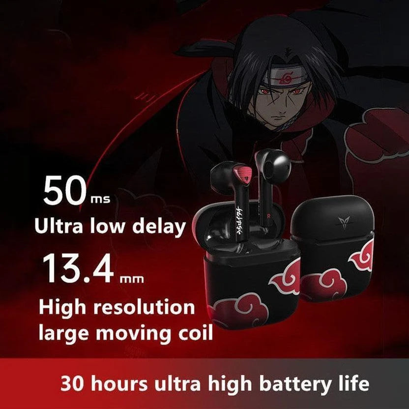 Uchiha Itachi Wireless Bluetooth Headset Earbuds Set Earphones ￼