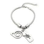Naruto Leaf Village & Anti-Leaf Symbol Bracelet - Anime Cosplay Jewelry