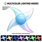 Naruto Rasengan Spiral Shuriken LED Light Up Cosplay Prop, 1:1 Replica Rotatable RGB Color Changing Glowing Ninja Shuriken Toy, Anime Cosplay Accessory Collectible Gift For Fans